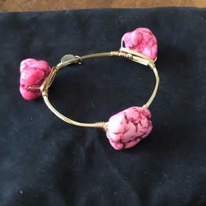 Bourbon & Bowties Hot Pink Stone Bangle